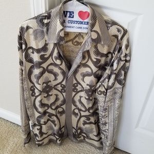 Long sleeve silk shirt